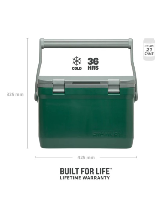 STANLEY THE EASY CARRY OUTDOOR COOLER 15.1L GREEN