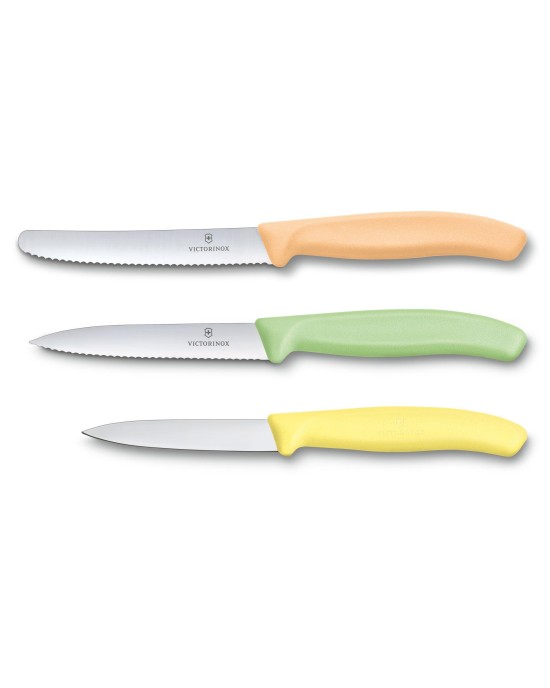 Swiss Classic Trend Colors Paring Knife Set, 3 Pieces