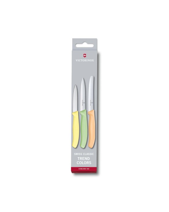 Swiss Classic Trend Colors Paring Knife Set, 3 Pieces