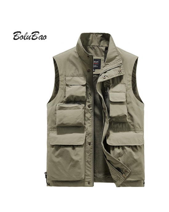 7107_men outdoor Vest coat