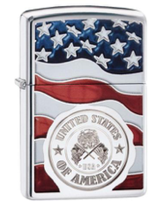 29395 250 AMERICA STAMP ON FLAG