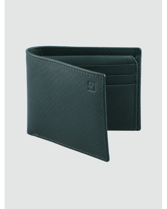 VERTICAL GRAIN BI-FOLD WALLET