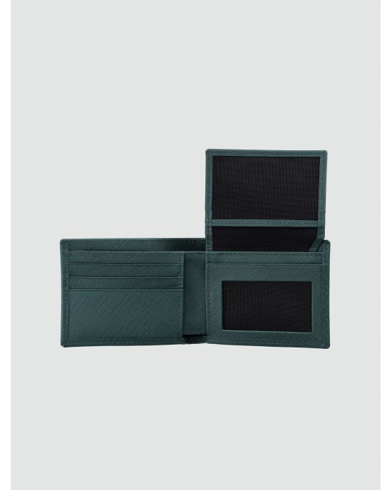 VERTICAL GRAIN BI-FOLD WALLET