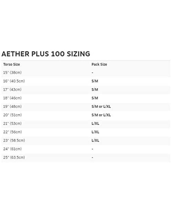 Osprey AETHER™ PLUS 100 BLA