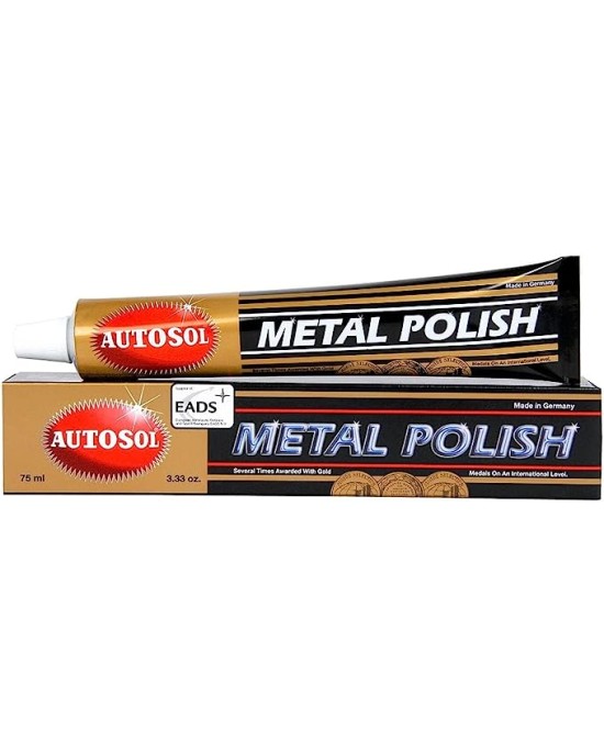 75 mL Autosol Metal Polish for Chrome Copper Brass and more