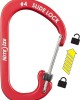 Nite Ize CSLA4-10-R6 SlideLock Carabiner, Size #4, Red