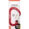 Nite Ize CSLA4-10-R6 SlideLock Carabiner, Size #4, Red