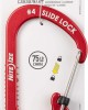 Nite Ize CSLA4-10-R6 SlideLock Carabiner, Size #4, Red