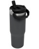 STANLEY THE ICEFLOW FLIP STRAW TUMBLER CHARCOAL 0.89L