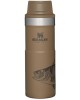 STANLEY CLASSIC TRIGGER ACTION TRAVEL MUG 0.47L TAN PETER PERCH