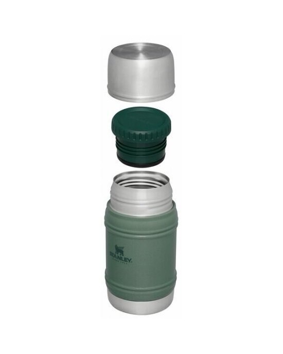 STANLEY THE ARTISAN THERMAL FOOD JAR 0.5L HAMMERTONE GREEN