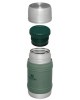 STANLEY THE ARTISAN THERMAL FOOD JAR 0.5L HAMMERTONE GREEN