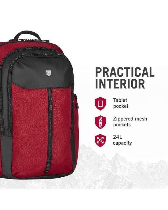 Altmont Original Vertical-Zip Laptop Backpack Red