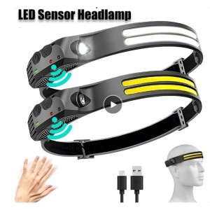 USB Rechargeable LED Sensor Headlamp