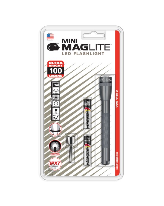 Mini MAGLITEÂ® LED Flashlight Gray