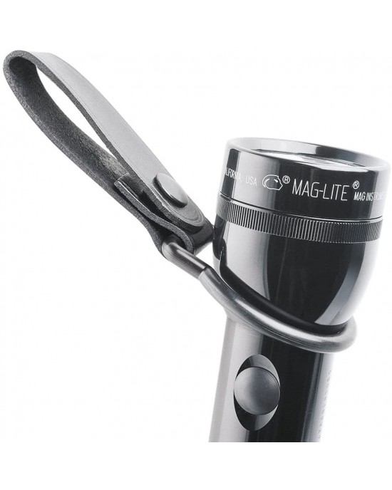 PLAIN LEATHER BELT HOLDER FOR MAGLITE D-CELL FLASHLIGHTS