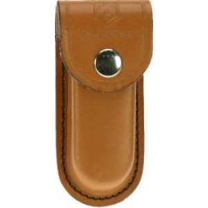 Leather Belt Pouch Light Brown 