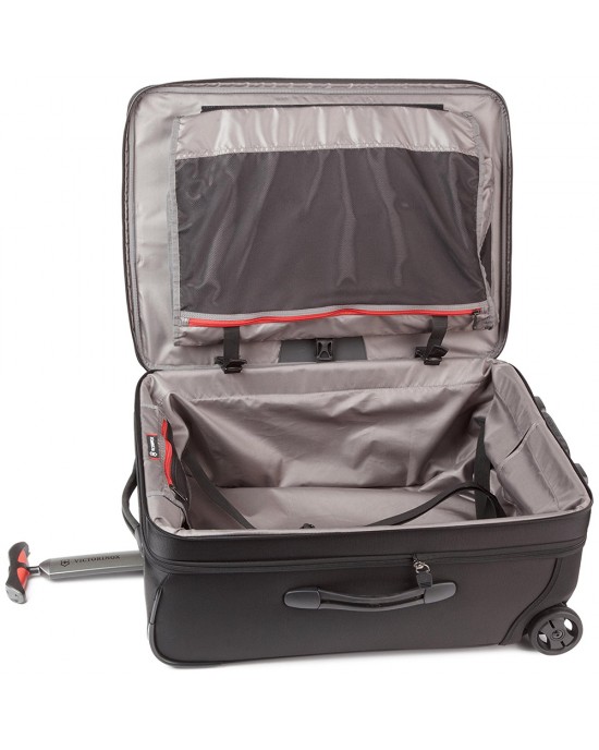 Werks Traveler Nylon 47 cms Black Suitcase.