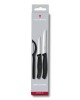 Swiss Classic Paring Knife Set with Peeler, 3 Pieces BLACK