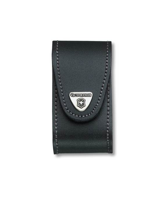 Leather Belt Pouch Black