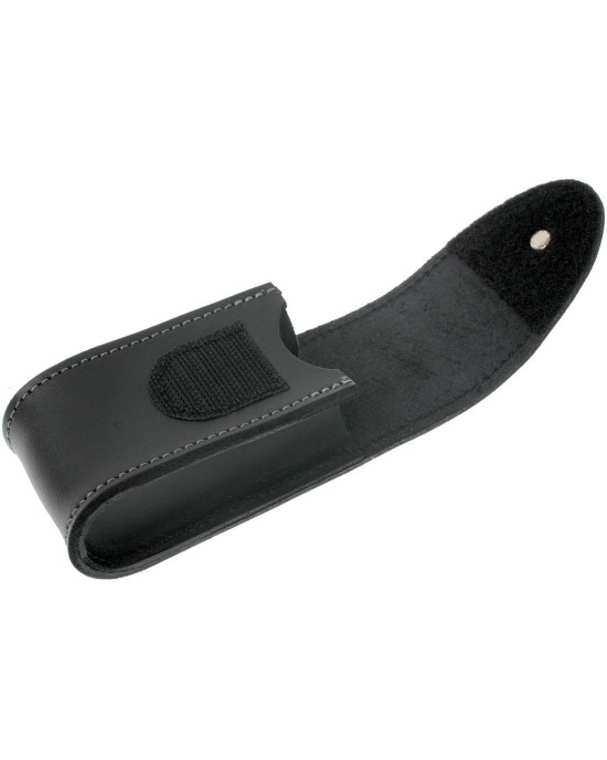 Leather Belt Pouch Black