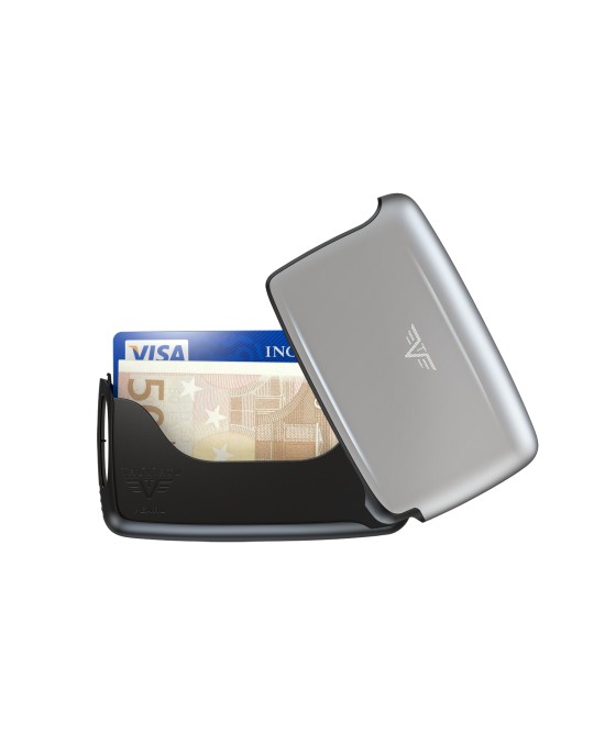 Tru Virtu Card Case Silk - Silver Arrow